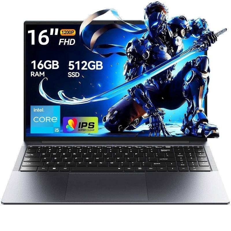 Portátil Intechne 16" Intel Core i5-8210Y 16GB 512GB SSD Intel UHD 617 Windows 11 Pro