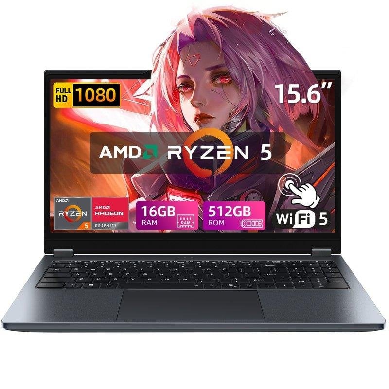 Portátil INTECHNE UL1561 15,6" AMD Ryzen 5 7430U 16 GB 512 GB SSD Radeon Vega 7 Pro Windows 11 Teclado retroiluminado