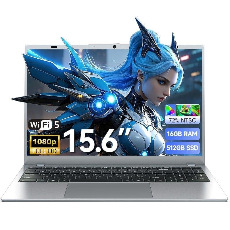 Portátil INTECHNE NCS2154 15,6" Intel Pentium Gold 6500Y 16GB UHD Graphics 615 512GB SSD Windows 11 Pro pantalla Full HD