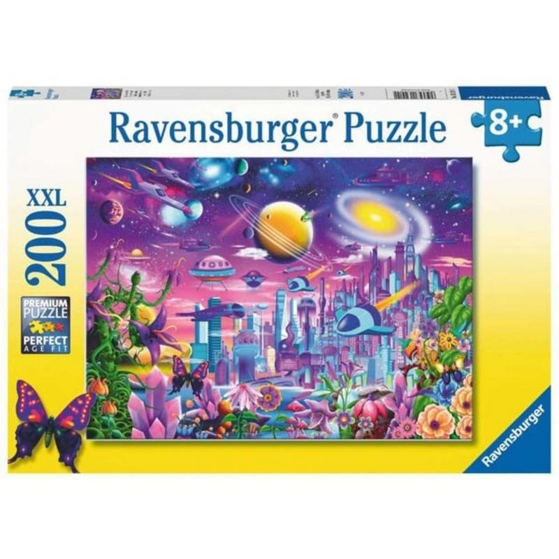 Puzzle 2D Space City pour enfant 200 pièces