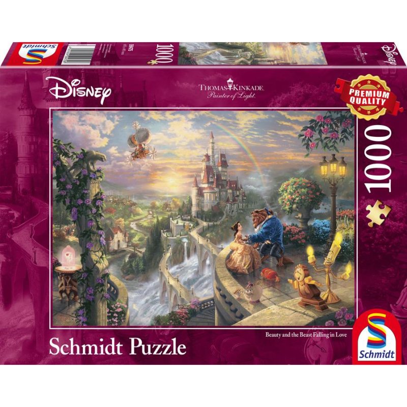 Puzzle 1000 pièces Schmidt Spiele La Belle et la Bête Disney Dreams Collection