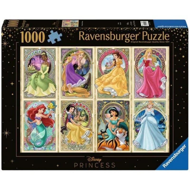 Puzzle 1000 pièces Disney Princesses Art Nouveau Ravensburger France