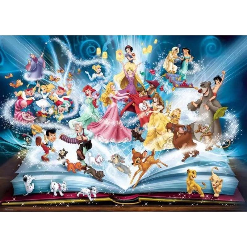 Puzzle Ravensburger 1500 pièces Disney Livre de Contes Magique