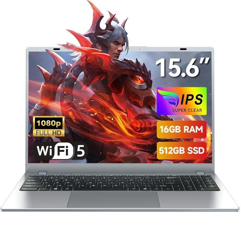 Portátil Micrear NCS2154 15,6" Intel Pentium Gold 6500Y 16GB UHD Graphics 615 512GB SSD Windows 11 Pro cámara web