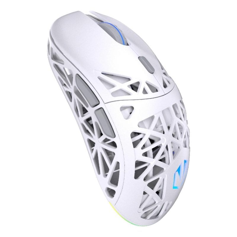 Mouse ENDORFY LIV Plus Wireless Bluetooth 26000 DPI Bianco RGB 6 Pulsanti