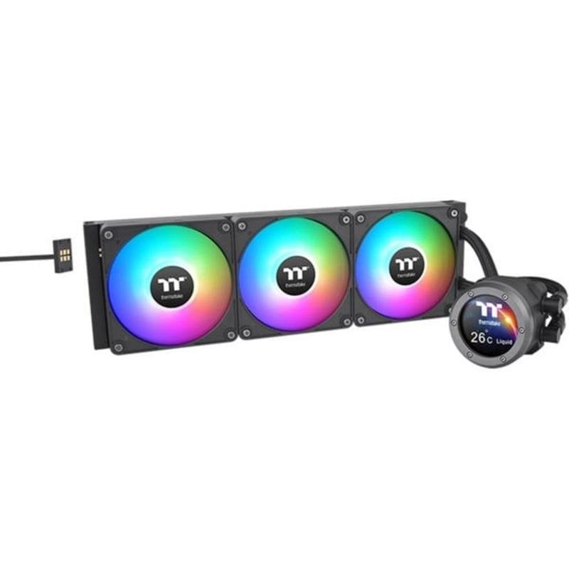 Refroidissement liquide Thermaltake TH420 V2 Ultra EX ARGB 420 mm RGB 3 ventilateurs écran LCD