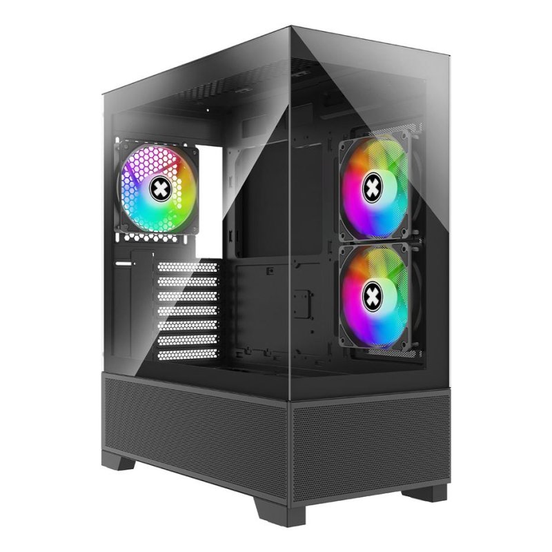 Boîtier PC Xilence Beam Midi Tower Noir ATX Verre Trempé RGB