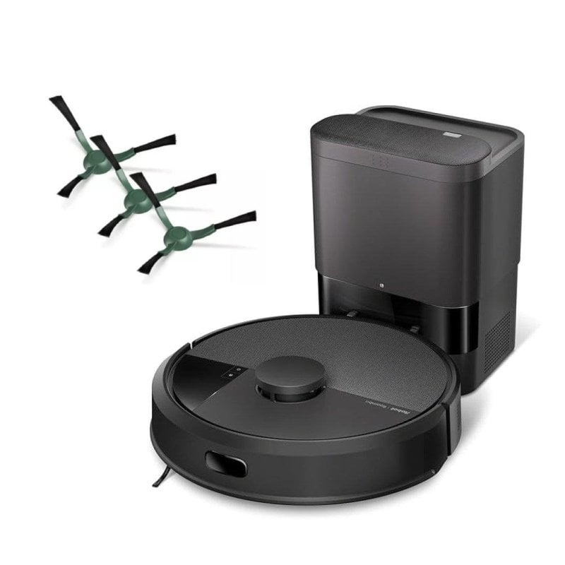 iRobot Roomba 105 Combo Robot Aspirador y Friegasuelos 7000Pa Negro + Base de Autovaciado + Pack de 3 cepillos