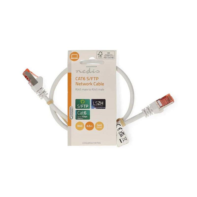 NEDIS Keystone CAT7 RJ45 Femmina S/FTP – Montaggio A Click Senza Attrezzi