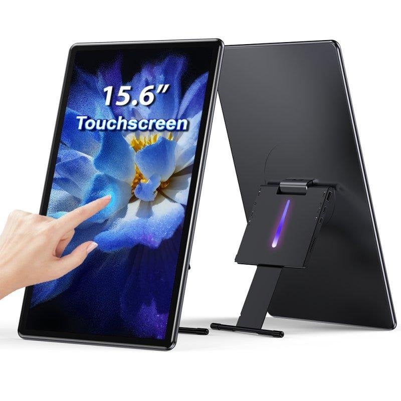Monitor Uperfect 15,6" FullHD 60Hz IPS Táctil USB-C HDMI Soporte Giratorio