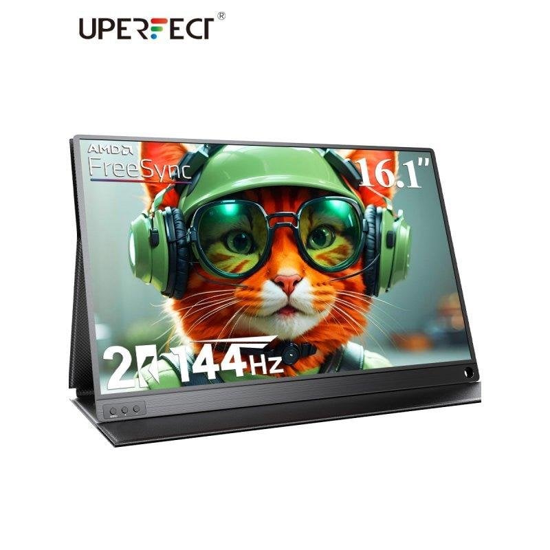 Monitor Uperfect 16,1" QHD 144Hz IPS HDR USB-C Mini HDMI Montaje VESA