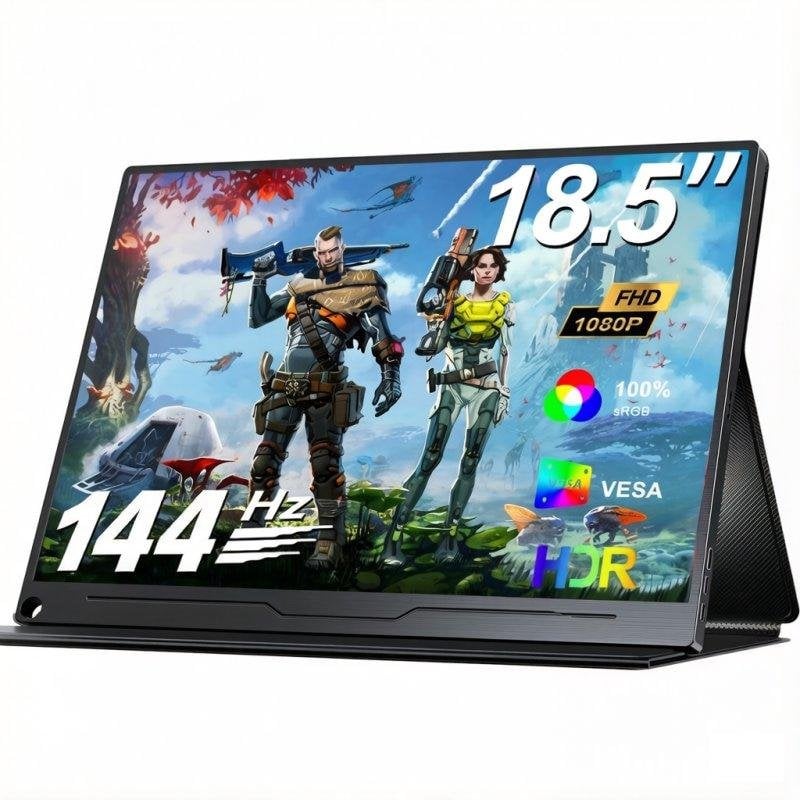 Monitor Uperfect 18,5" FullHD 144Hz IPS portátil USB-C Mini HDMI HDR VESA