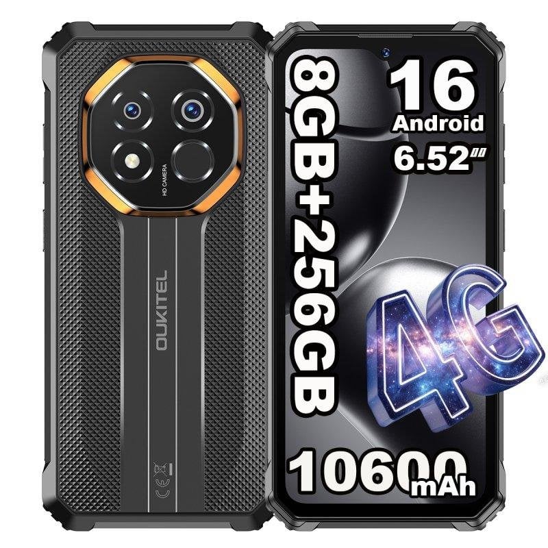 Oukitel G7 4G 8GB 256GB Schwarz 6,5" HD+ Display