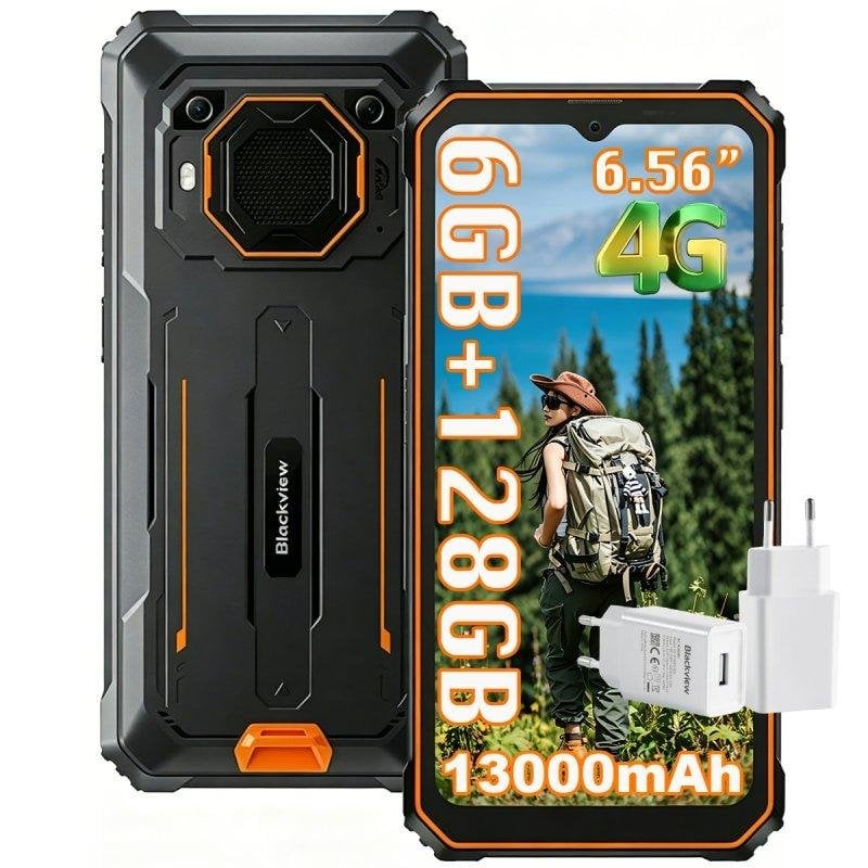 Blackview BV6200 Pro 4G 6GB 6,56" 128GB Orange Dual SIM