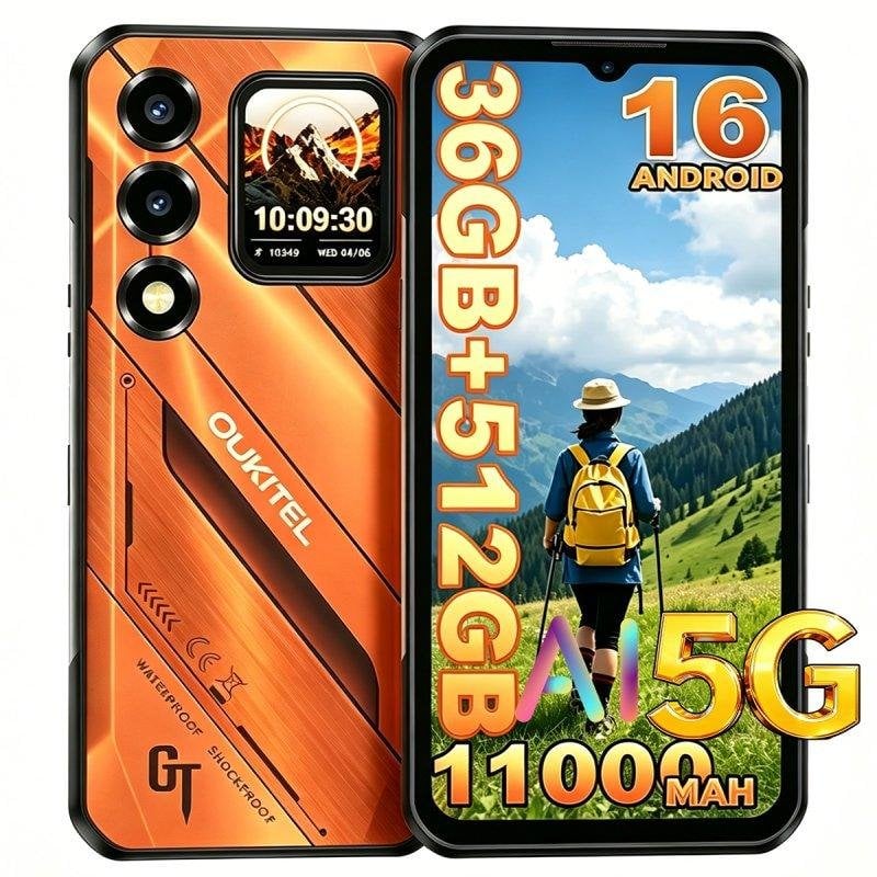 Oukitel WP66 5G 12GB 512GB 6.58" Negro batería potente