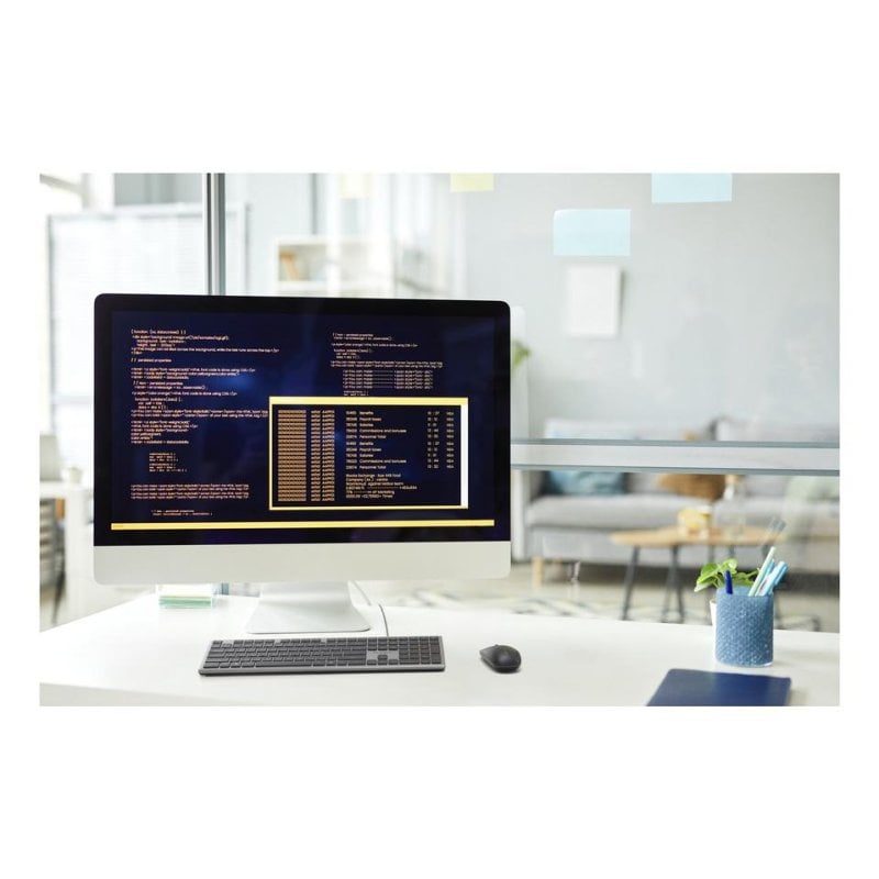 Clavier Kensington KB515 membrane complet avec câble USB-C/USB-A français AZERTY gris