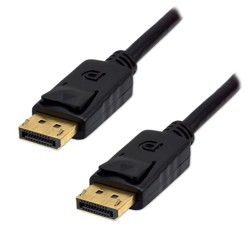 DisplayPort-Kabel MCL 3 m Stecker an Stecker Schwarz