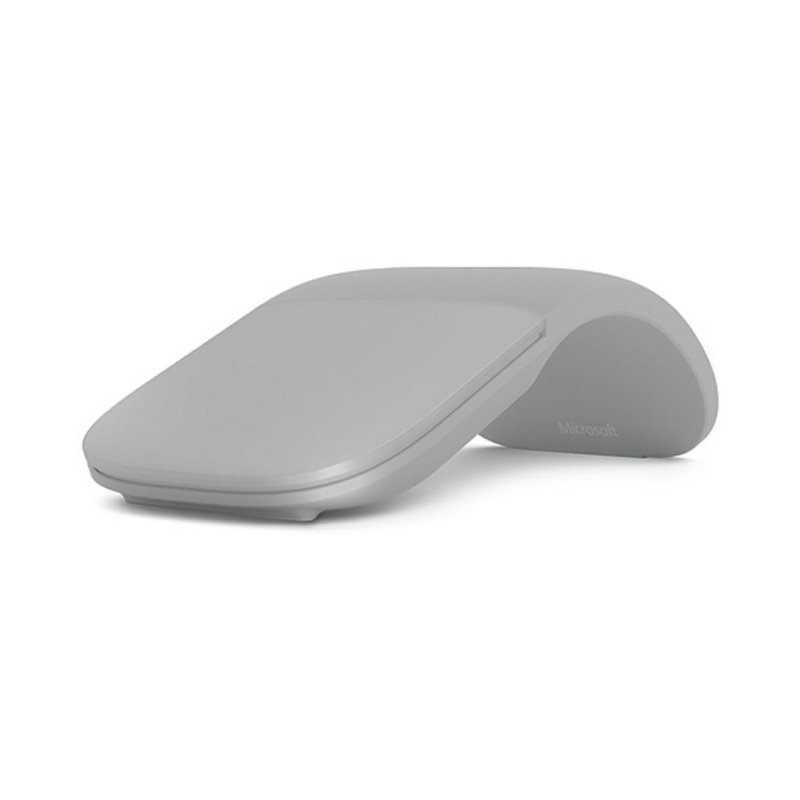 Ratón Microsoft Surface Arc Bluetooth Ambidiestro Gris Baterías AAA