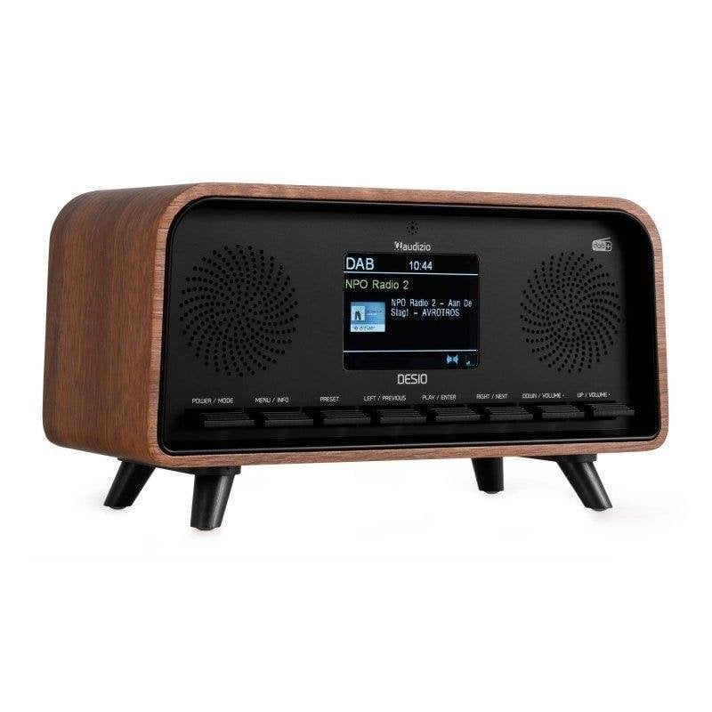 Radio Audizio Desio 30W RMS Bluetooth 5.0 DAB+/FM USB Madera