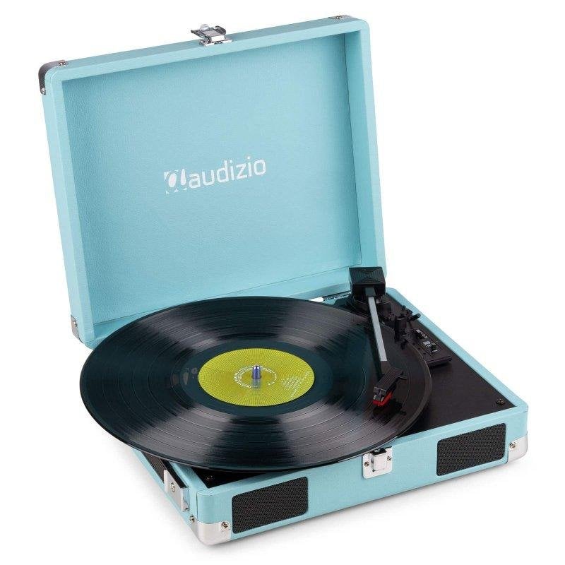 Tocadiscos Audizio RP111BL Portátil 3 Velocidades Altavoces Integrados