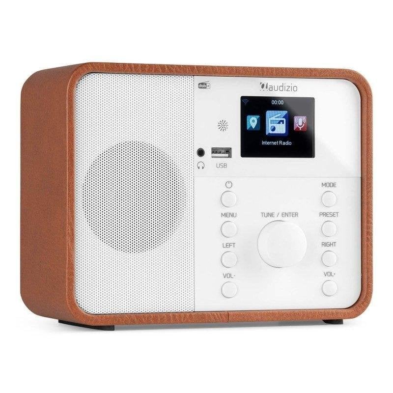 radio audizio nardo 40w rms dab fm internet bluetooth usb blanca