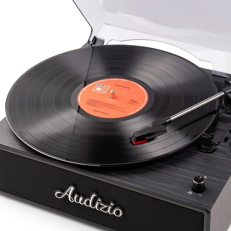 Audizio RP340 – Tocadiscos Hi-Fi Con Cápsula Audio Technica, Brazo De Aluminio, Anti-Skating Y Plato De Aluminio