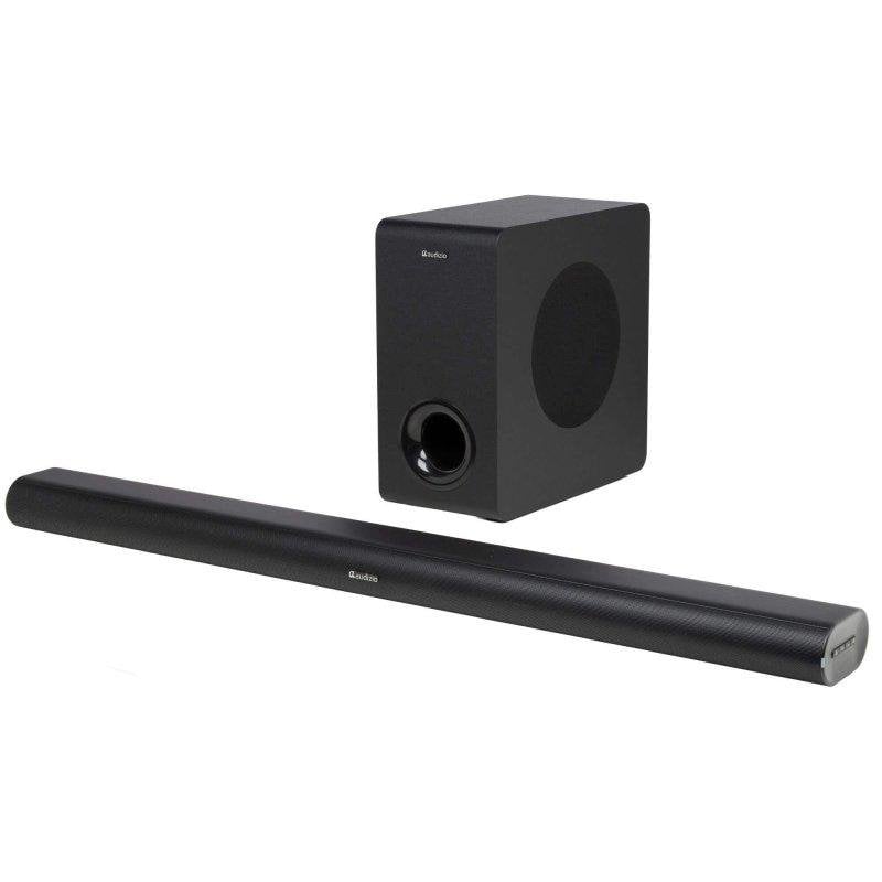Barra de Sonido Audizio SB96WS 2.1 180W Bluetooth 5.3 HDMI ARC Negra