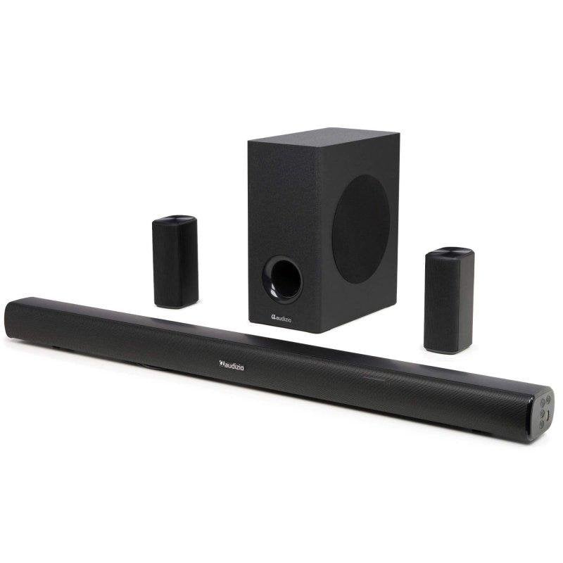 Barra de Sonido Audizio SB100 5.1 160W Bluetooth HDMI ARC Negra Surround
