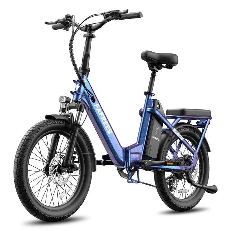Bicicleta Elétrica Dobrável Fafrees F20 Flex - Motor 250W Bateria 36V20Azul Arroxead
