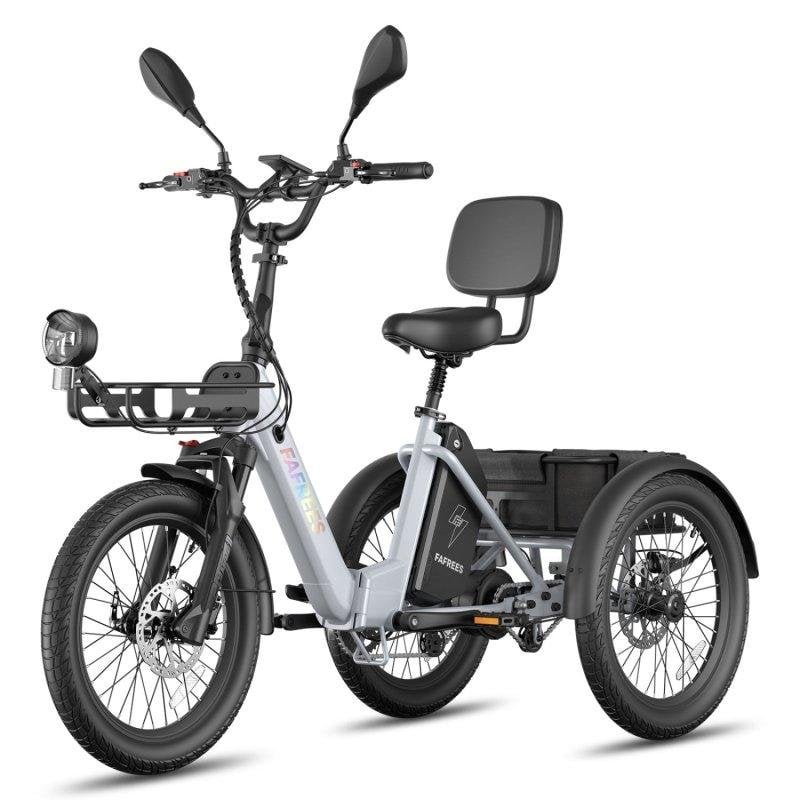 Bicicleta Elétrica Fafrees F20 Mate II 250W 48V25Ah 20 Polegadas Cinzento Prateado