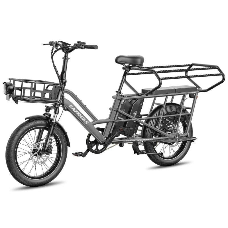 Bicicleta Elétrica Fafrees Ff20 Cuv 250w 48v24ah 20" Freios Hidráulicos Cinzento