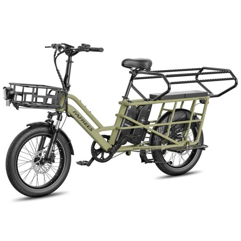 Bicicleta Elétrica Fafrees Ff20 Cuv 250W 48V30Ah 20" Travões de disco hidráulicos Verde