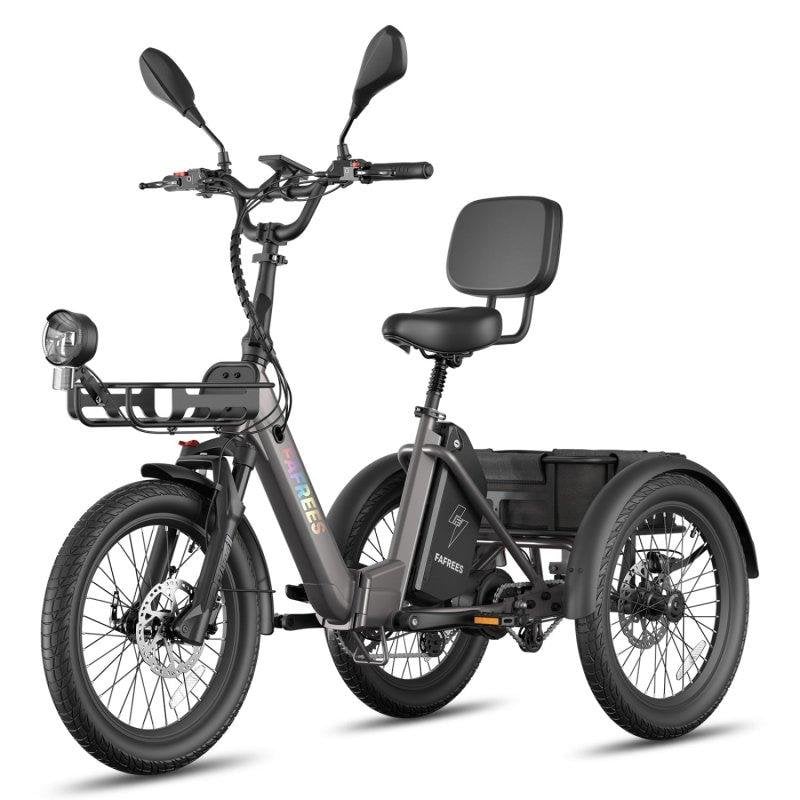 Bicicleta Elétrica Fafrees F20 Mate II 250W 48V25Ah 20 Polegadas Freios a Disco Hidráulicos Preto Intenso
