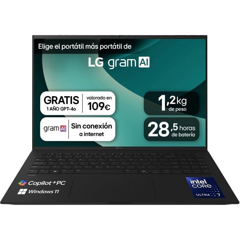 Portátil LG Gram 16Z90TL-G.AU88BN 16" Intel Core Ultra 7 258V 32GB 1TB SSD Intel Arc Windows 11
