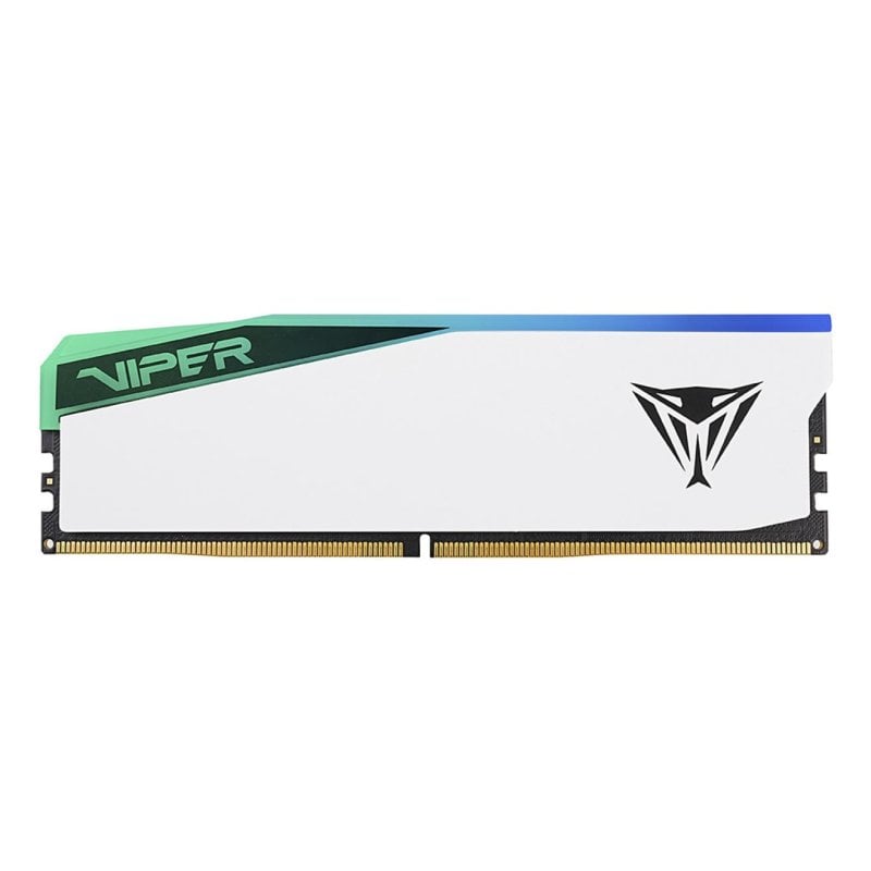 Mémoire RAM Patriot Viper Elite 16Go 1x16Go DDR5 5600MHz CL38 RGB Blanc
