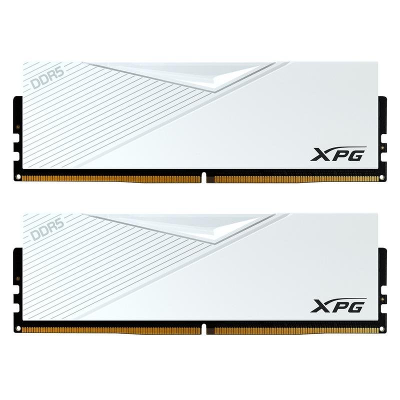 Memoria RAM ADATA LANCER 32GB 2x16GB DDR5 6000MHz CL30 AMD EXPO RGB blanco
