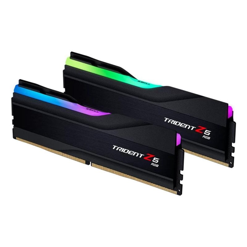 Mémoire RAM G.Skill Trident Z5 RGB 32Go 2x16Go DDR5 6400MHz CL30 Noir