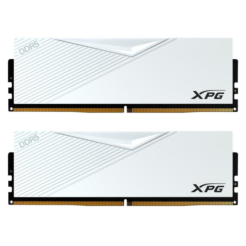 Memoria RAM ADATA Lancer 32GB 2x16GB DDR5 6000MHz CL30 Intel XMP AMD EXPO Blanco