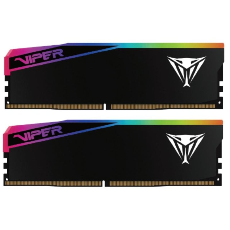 Arbeitsspeicher RAM Patriot Viper Elite 5 Ultra 64GB 2x32GB DDR5 6400MHz CL32 RGB Schwarz AMD EXPO Intel XMP