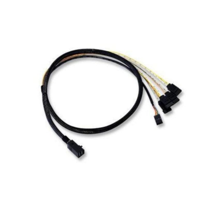 Câble Adaptateur SAS Broadcom L5-00221-00 1 m SFF8643 vers 4x SATA