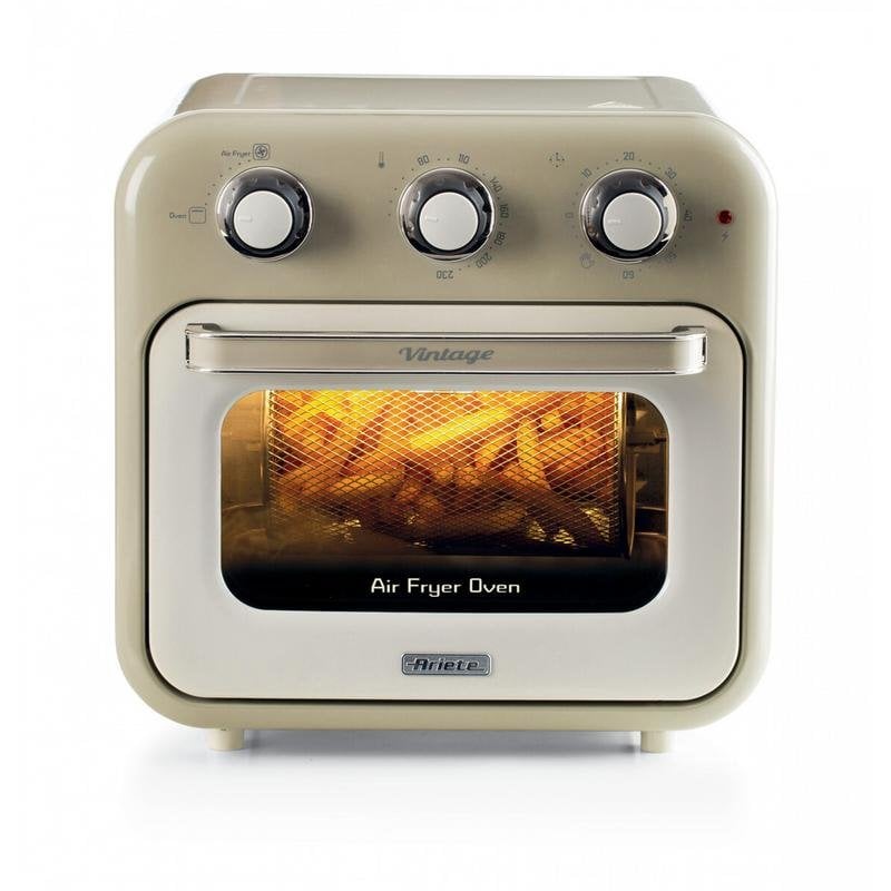 Airfryer Ariete 4632CR 16L 1400W met Timer en Roterende Mand