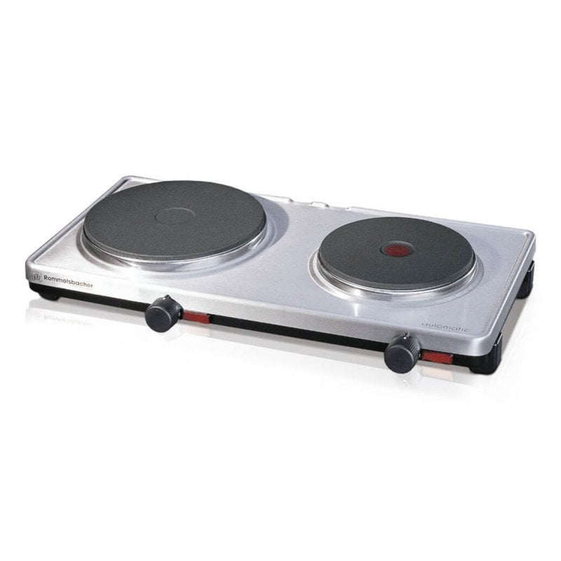 Kochplatte Rommelsbacher AK 3099/E 2 Zonen 1500W Edelstahl