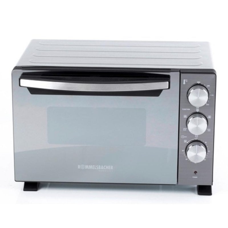 Minibackofen Rommelsbacher BGS 1400 22L 43cm Grill Schwarz Silber