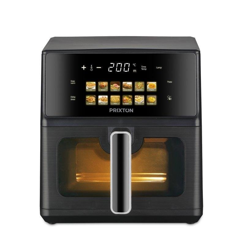 Fritadeira de Ar Prixton Cook Organics 6L 1700W Dupla Resistência 12 Programas
