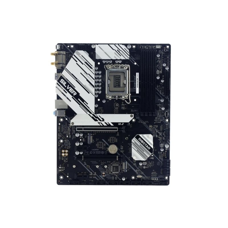 Carte mère Biostar B760A-SILVER Intel B760 LGA1700 DDR5 ATX 2.5GbE RGB TPM