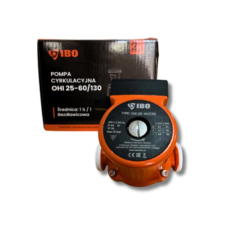 Bomba De Calefacción Bomba De Circulación Ibo 25-60/130 Mm Altura De Entrega 6 Metros