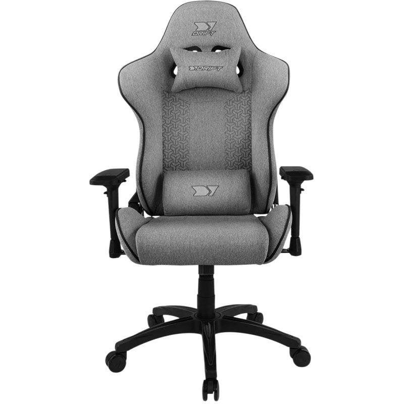 Silla Gaming Drift DR190 Tela Gris Ergonómica