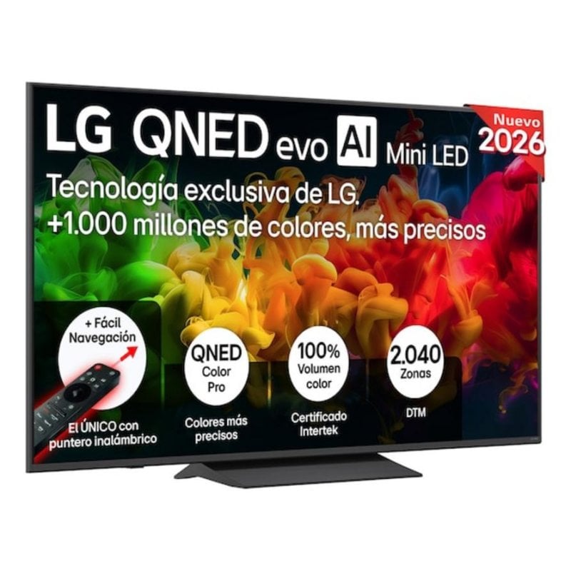 TV LG QNED 65QNED81B6A 65" 4K UltraHD 60Hz Smart TV WebOS HDR10 MiniLED IA