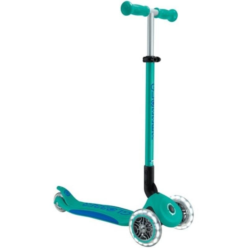 Vespa GLOBBER Primo faltbarer 3-Rad Scooter LED türkis