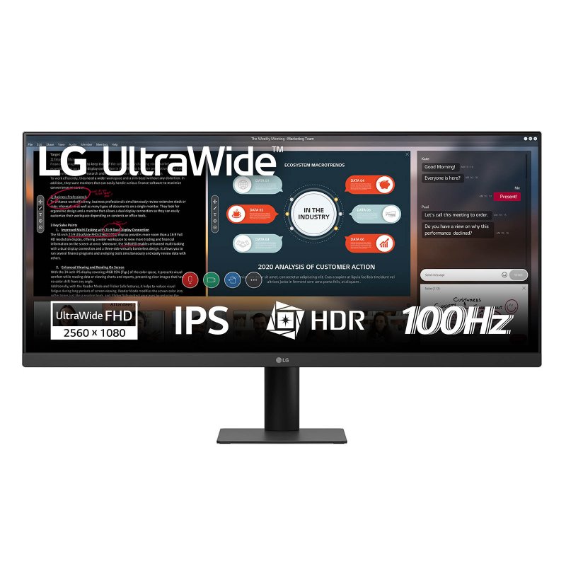 LG 29U511A-B 29" Noir - vue 8